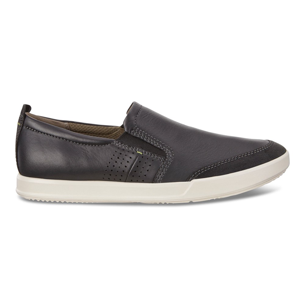 ECCO Mens Slip On Black - Collin 2.0 Sneakers - JEG-834216